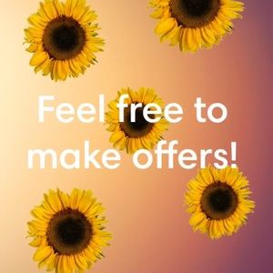 Feel free to make offers!